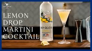 zesty lemon drop martini grey goose