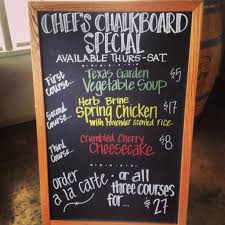 Winslows Cafe Chalkboard Specials Restaurant Signs