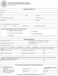 Form Sfn 52477 Download Printable Pdf Ach Authorization