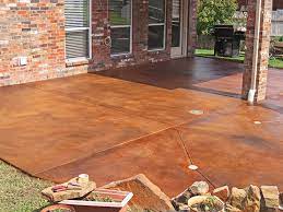 Stained Concrete Pool Deck Concrete