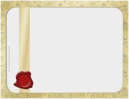 Certificate Borders And Frames Good Free Certificate Border