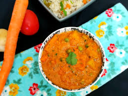 rich mixed veg gravy curry for bagara