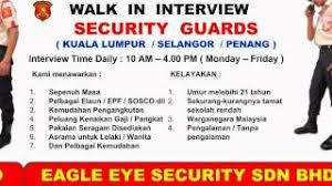 At eagle eye security in raleigh, all of our team members are trained to ensure that you and your property are as safe as possible at all times. Security Guard Vacancy Youtube