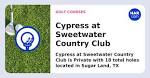 Cypress at Sweetwater Country Club, Sugar Land, TX 77479 - HAR.com