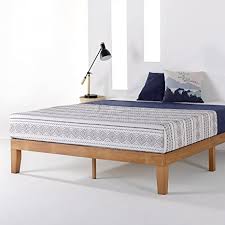 Great bed frame, easy to put up, nice simple instructions and good quality for the money. Amazon Com Mellow Naturalista Classic 12 Inch Solid Wood Platform Bed With Wooden Slats No Box Spring Needed Easy Assembly Queen Natural Pine Furniture Decor