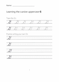 cursive g how to write a capital g in
