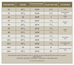 42 True To Life Tilley Size Chart