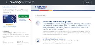 Apply for chase southwest credit card. Www Chase Com Chase Southwest Rapid Rewards Premier Credit Card Bill Payment Guide
