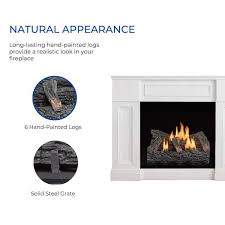 Dual Fuel Gas Fireplace Log