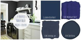 Navy Blue Paint Colors