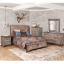 Sundance Grey Queen Storage Bedroom Set