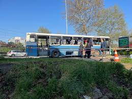 Bursa'da infaz koruma memurlarını taşıyan otobüse bombalı saldırı