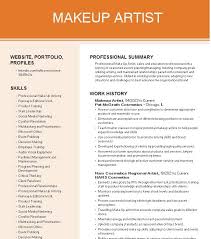 mac cosmetics full time artist resume