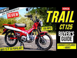 new honda trail 125 review changes