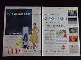 1955 Rheem Glass Lined Gas Water Heater