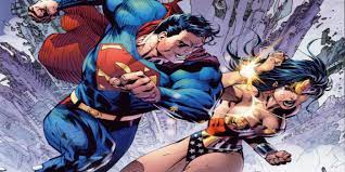 Superman vs wonder woman comic