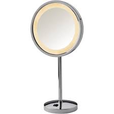 jerdon 5x led halo lighted vanity mirror