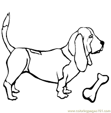 Download now (png format) my safe download promise. Basset Hound Coloring Page For Kids Free Dog Printable Coloring Pages Online For Kids Coloringpages101 Com Coloring Pages For Kids