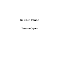 in cold blood truman capote 