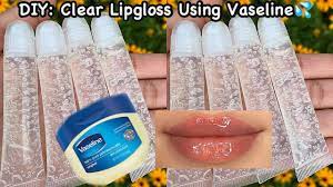 diy clear lipgloss with vaseline no