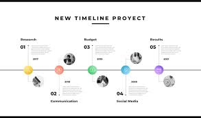 business timeline vectors