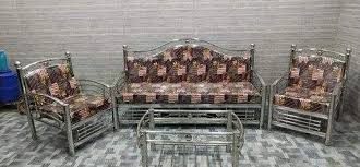 stainless steel fancy sofa set in delhi