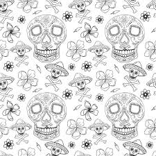 Black and white day of the dead sugar skull with detailed floral ornament. Dead Person Images Search Images On Everypixel