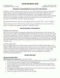 Aircraft Maintenance And Quality Assurance Federal Resume Great