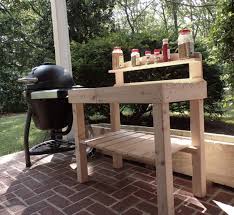 Grill Console Table Patio Table Deck