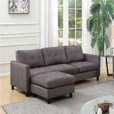 acme ceasar sectional sofa in gray