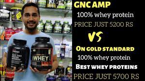 gnc 100 whey protein vs on