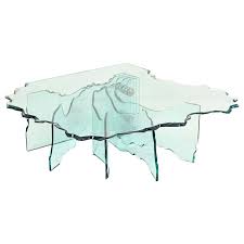 Lalique crystal tables, desks, consoles, side tables & bedsides tables for luxury interiors skip to content. Huge Crystal Cut Glass Shell Coffee Table By Danny Lane For Fiam Lomomomo