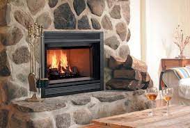 Heat Circulating Wood Burning Fireplace