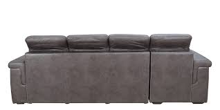 Leatherette Rhs Pull Out Sofa Cum Bed