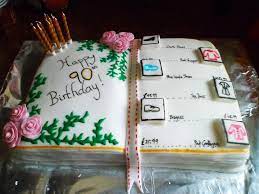 catalogue cake grandma s 90th birthday