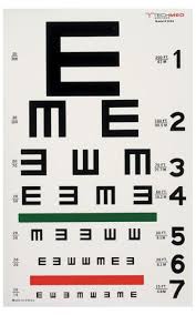 Tec 3062 Illuminated Snellen Eye Test Chart 10 Ft