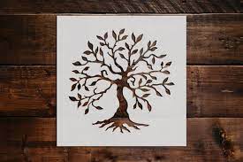 Tree Stencil Art Stencil Diy