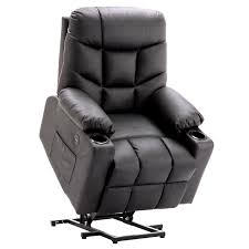 Leather lift chairs for elderly. Mcombo Power Lift Recliner Chair For Elderly 3 Positions 2 Side Pock