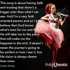 In his performances, he combines violin playing with choreography both on stage and in music videos that are placed on her youtube channel. Lindsey Stirling Quote Talking About Where Do We Go Lindsey Stirling Lindsey Stirling Violin Stirling