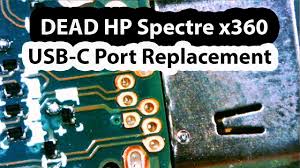 dead hp spectre x360 laptop usb c