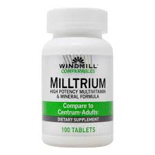 Windmill Health Products Milltrium High Potency Multivitamin and Mineral  Formula - 100 Tablets - eVitamins.com