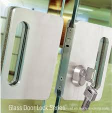 China Glass Door Lock Frameless Glass
