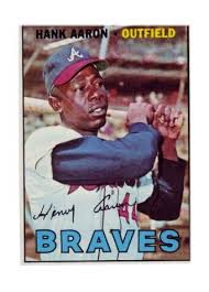 … seeing how strong he was through all the ignorance of this country was amazing. 1967 Topps Hank Aaron Atlanta Braves 250 Baseball Card For Sale Online Ebay