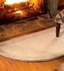 half round hearth rug