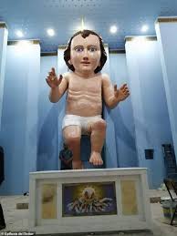 Gereja Meksiko Punya Patung Bayi Yesus Terbesar, Katanya Mau Pecahin Rekor  Dunia gambar png