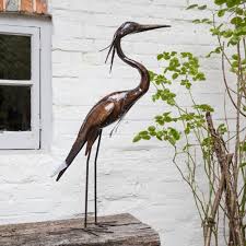 Upright Heron Sculpture