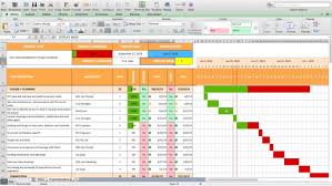 Create Microsoft Excel Project Schedule Gantt Chart Timeline