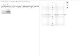 Solved Graph The Linear Equation By