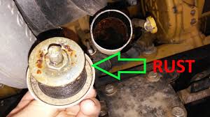 oil coolant in the engine crankcase
