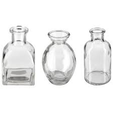 mixed wedding favor glass vases